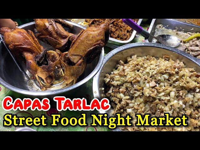 FILIPINO STREET FOOD TOUR at CAPAS TARLAC This 2022 | Street Food Night Market in the Philippines