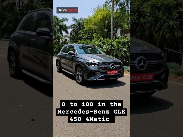 0 to 100 in the Mercedes-Benz GLE 450 4Matic. #mercedes #mercedesbenz #trending #viral #gle450 #suv