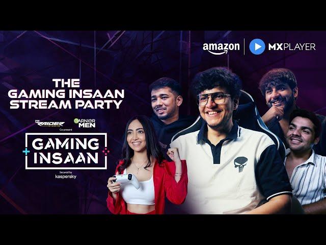 The Gaming Insaan Launch Party Stream ft. Triggered Insaan