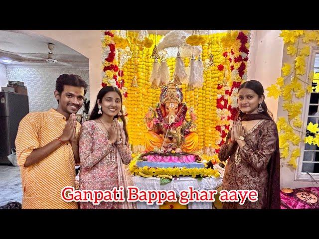 Ganpati Bappa finally ghar aaye | Decoration | aman dancer real