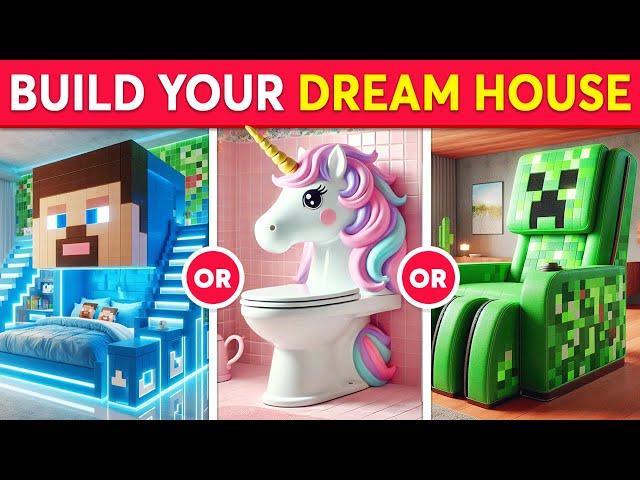 Would You Rather - Build Your Ultimate Fantasy House  Quiz Galaxy