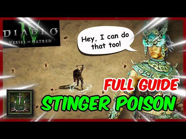 [DIABLO 4] Spiritborn = NEW Hammerdin? Stinger Poison Swarms Endgame Guide