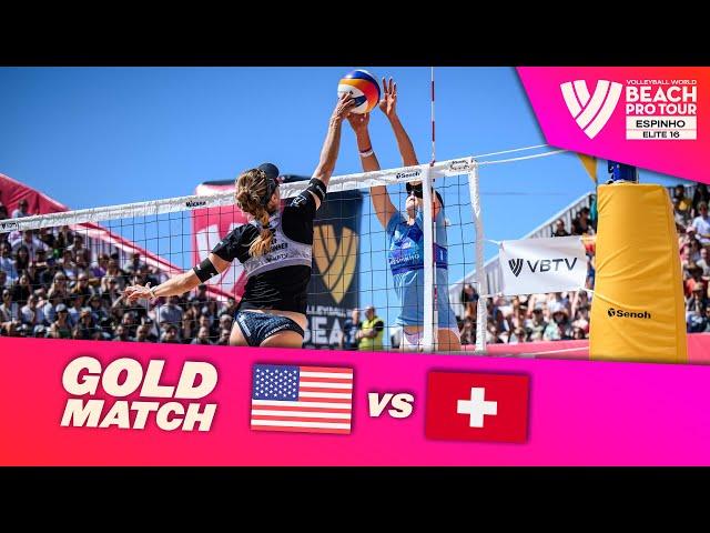 Nuss/Kloth vs. Hüberli/Brunner - Gold Match Highlights | Espinho 2024 #BeachProTour