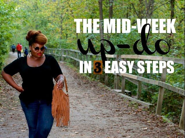 THE MID-WEEK UP-DO IN THREE EASY STEPS | CharyJay