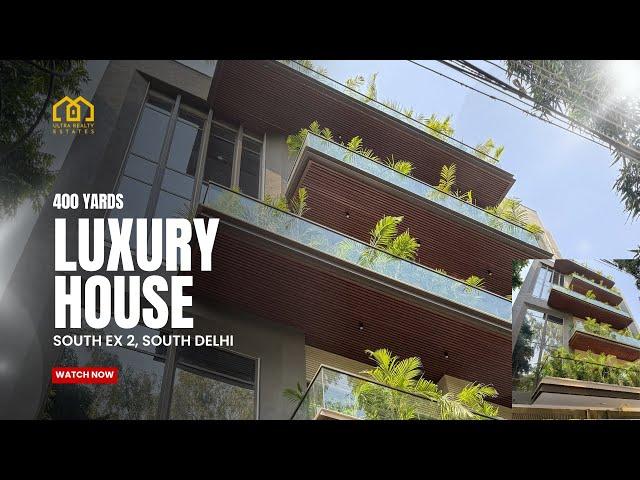 Luxury 400 Yards Builder Floor in South Ex 2 | Corner Property with JLN Stadium Views | South Delhi