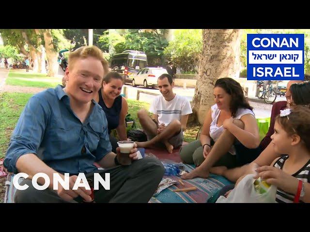 Conan Hits The Streets & Beaches Of Tel Aviv | CONAN on TBS