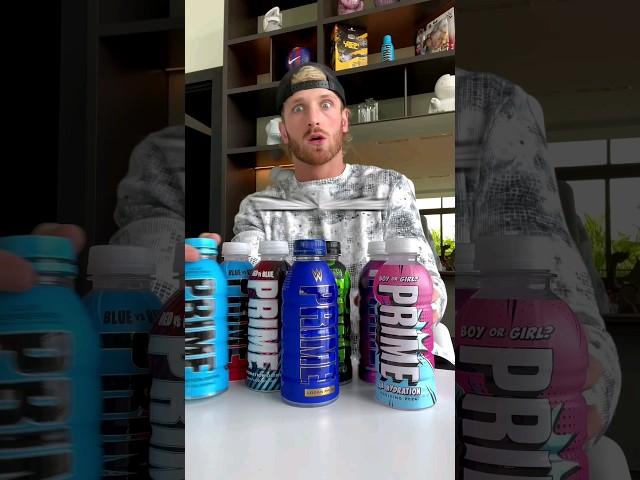 Logan Paul RARE PRIME collection is INSANE! #drinkprime #primehydration #prime #loganpaul #ksi