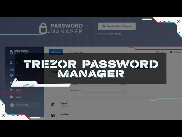 Как Безопасно Хранить и Управлять Своими Паролями Через Trezor Password Manager