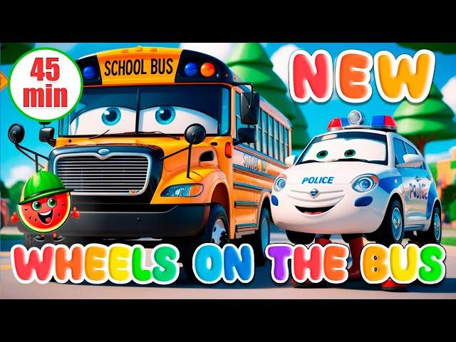 Wheels On The Bus + 45 Minutes of Non-Stop Nursery Rhymes Live!  Sing Along Fun for Kids!