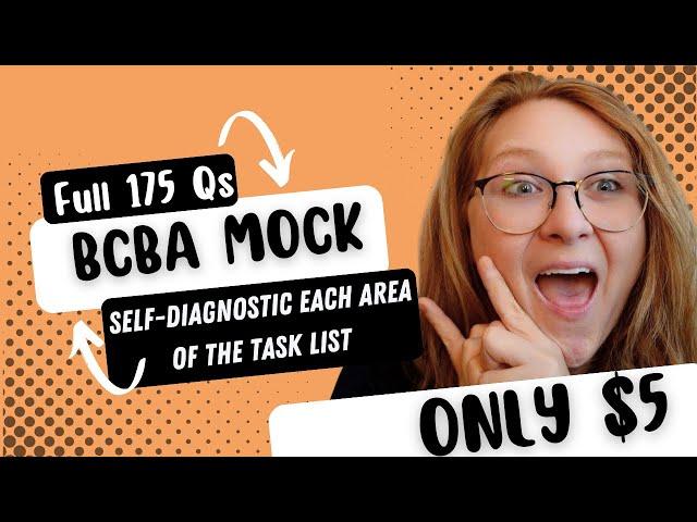The $5 BCBA exam mock you need for studying | 175 questions + extra materials | WATCH TO FIND OUT