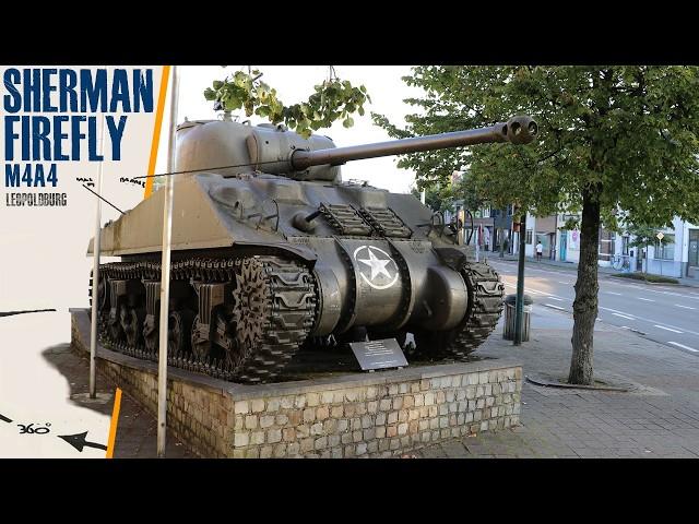 M4A4 Sherman Firefly Tank - Leopoldsburg monument - Walkaround.