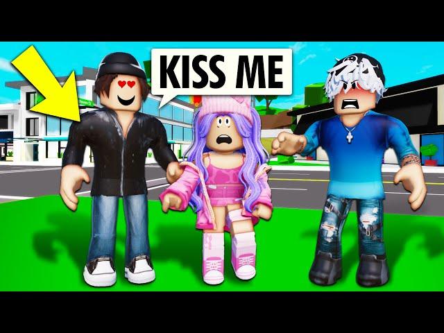 my stalker Would NOT Leave Without a KISS (Roblox Brookhaven Rp)