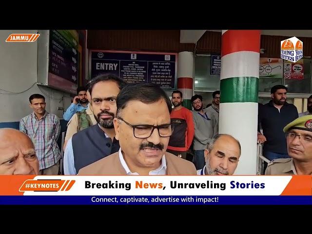 Minister Javed Ahmed Rana visits GMC Jammu to enquire about well-being of victims of LoC shelling