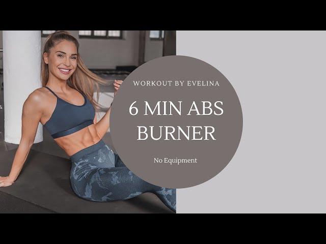 ABS BURNER 6MIN | Workout by Evelina