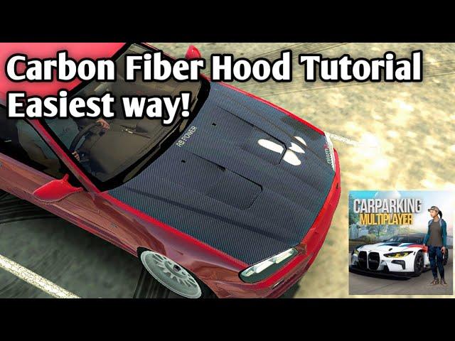 How to make a realistic carbon fiber hood | Tutorial | Car Parking Multiplayer