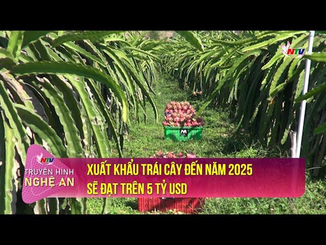 Xuất khẩu trái cây đến năm 2025 sẽ đạt trên 5 tỷ USD