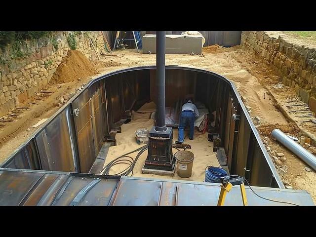 Men Build Secret 2-Room BUNKER Under a House | Start to Finish by @DashingAxe