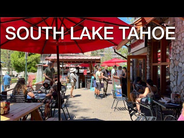 SOUTH LAKE TAHOE [4K] - Lake Tahoe Blvd, California