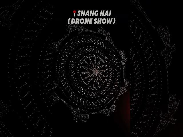 Shanghai Drone Show at Night – A Futuristic Sky Performance You Must See!#ChinaTech