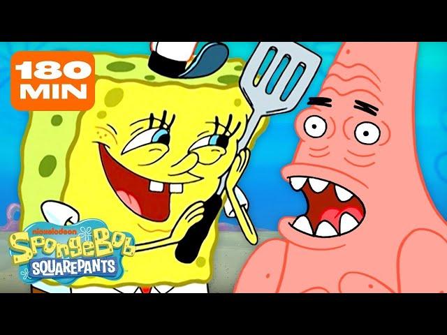 3 HOURS of SpongeBob's EVEN FUNNIER Moments!  | SpongeBob