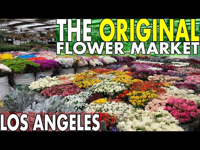 The Original Los Angeles Flower Market Tour | Watch This Before Your Visit! 【4K】 60fps