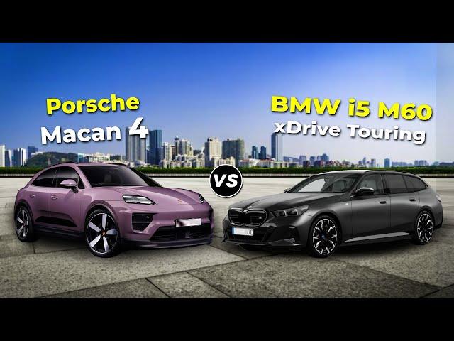 Porsche Macan4 vs BMW i5 M60 xDrive Touring