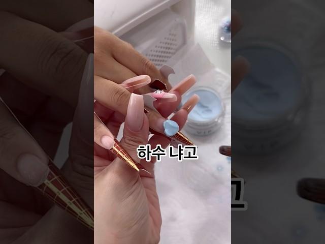 #아크릴연장 #롱네일 #롱네일 #아크릴네일 #연장네일