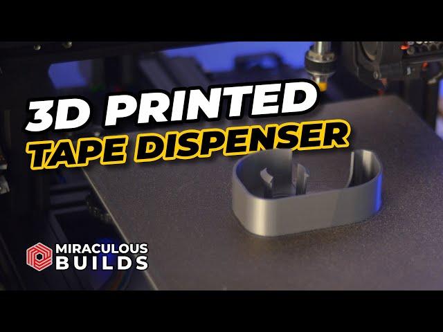 3D Printed Tape Dispenser - 3D Printing Time Lapse - Ender 3 Pro [Octolapse]
