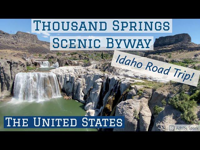 Thousand Springs Scenic Byway with Shoshone Falls, Idaho Road Trip Part 2 - Waterfalls & Scenery