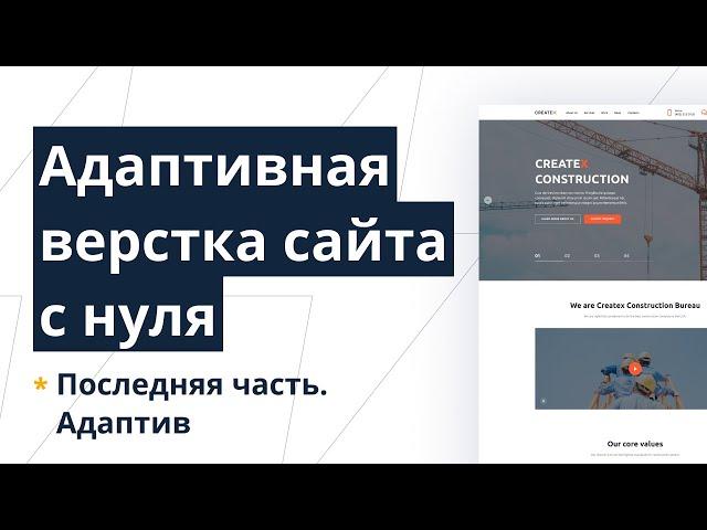 Верстка многостраничного сайта с нуля с пояснениями. Gulp, SCSS, CSS Grid, БЭМ. Адаптив