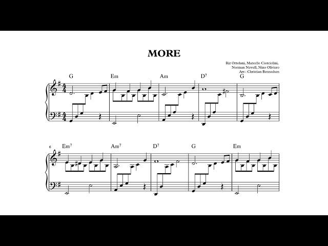 More - Piano