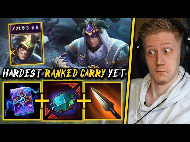 MY HARDEST RANKED CARRY YET W/ BROKEN LOKI BUILD! - SMITE 2