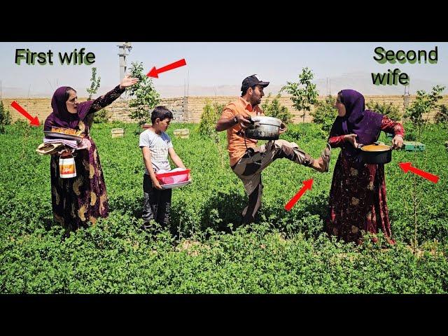 When spouses compete to feed workers