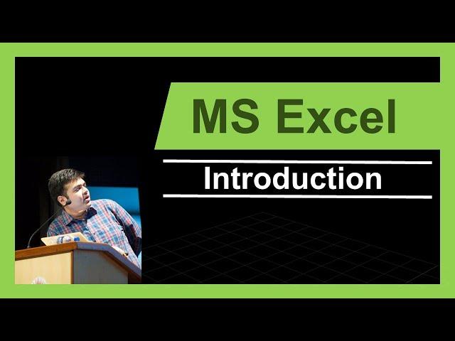 MS Excel | Introduction | 2017