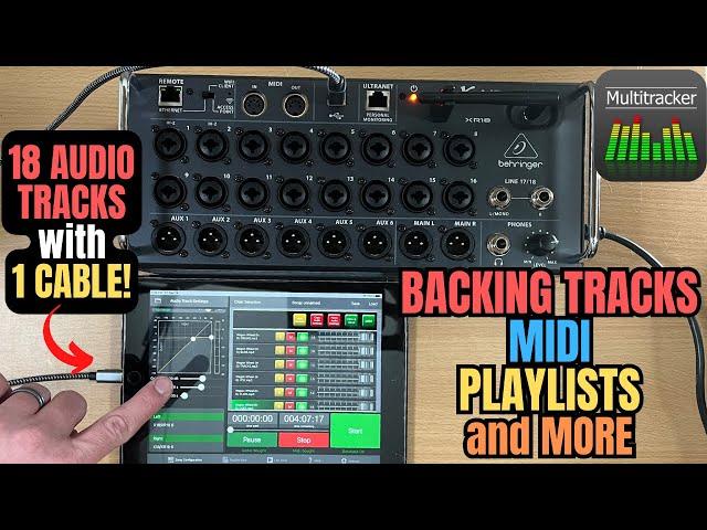 Live BACKING TRACKS App - Multitracker Overview (Multi-Track-Outputs)