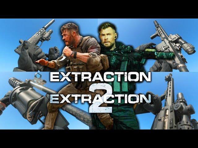 All Tyler Rake EXTRACTION 1 & 2 Weapons Loadouts in Call of Duty (Other Characters Loadouts & More.)