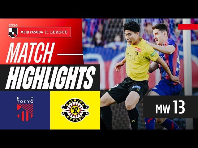 Split Points at Ajinomoto Stadium! | FC Tokyo 3-3 Kashiwa Reysol | 2024 J1 LEAGUE HIGHLIGHTS | MW 13