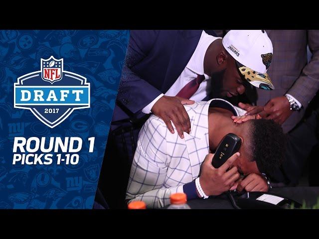 Picks 1-10: Multiple Trades, QB Surprises, & MORE! (Round 1) | 2017 NFL Draft | NFL