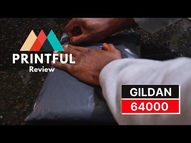 Gildan 64000 Review + Try ON | Printful Gildan Unisex Basic SoftStyle 64000