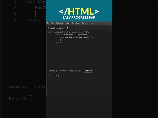 How to add Progress Bar to your website with a Simple HTML Tag! #html #html5  #progress