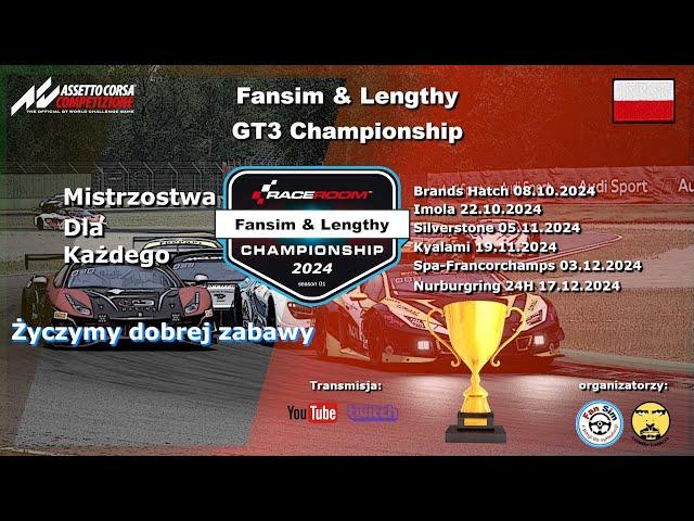 Assetto Corsa Competizione  | 4 | Fansim & Lengthy GT3 Championship - Runda 5 | SPA| GT3