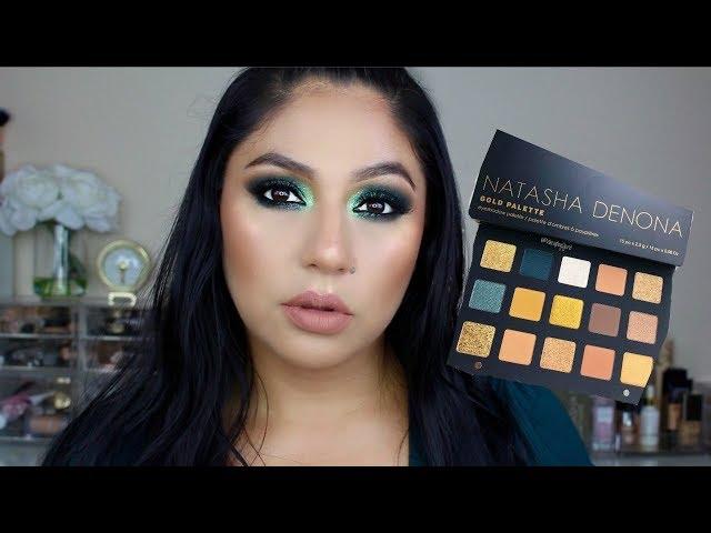 ND GOLD PALETTE | GREEN GLAM MAKEUP LOOK | GEREL MATTA