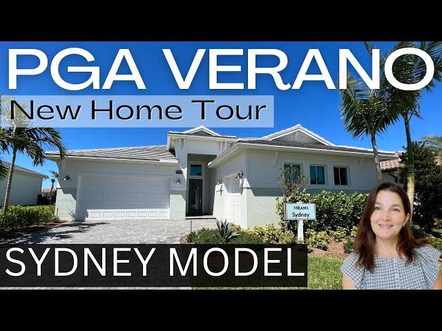 PGA VERANO NEW MODELS - THE SYDNEY NEW HOME TOUR IN PORT SAINT LUCIE, FLORIDA