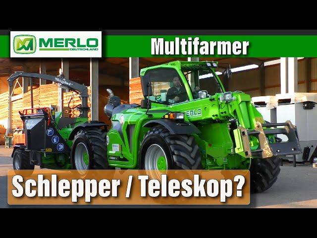 Multifarmer als Traktor? Was kann der Teleskoplader bei Heizomat? (Einsatz Heizohack & Co.)