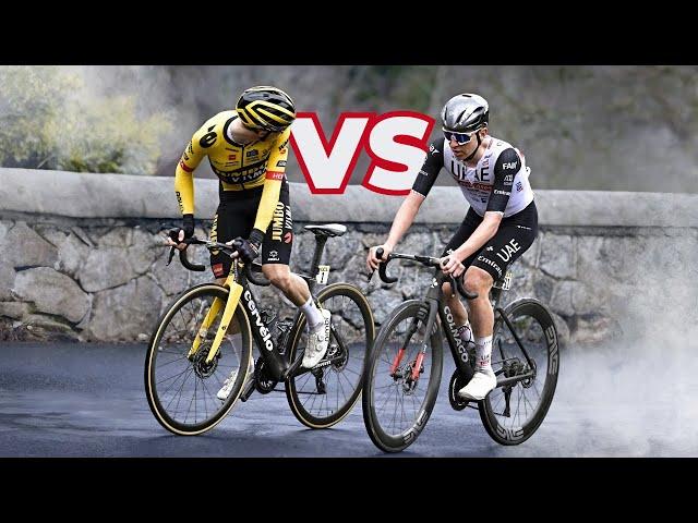 EPIC CYCLING BATTLE | Tadej Pogačar vs Jonas Vingegaard