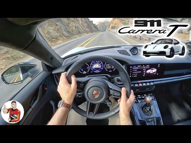 The 2025 Porsche 911 Carrera T is Packaged for Purists // First Drive (POV)