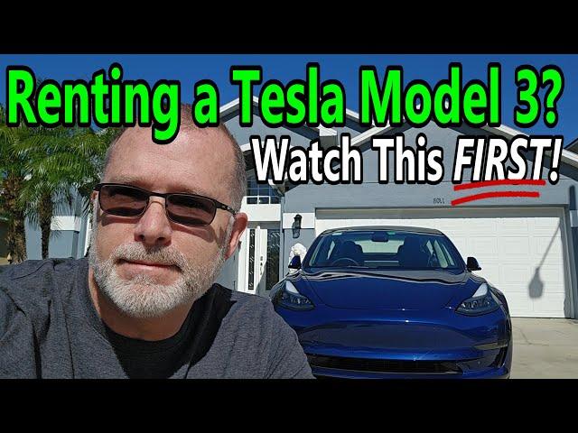 First Time RENTING or Driving a TESLA Model 3?  Everything You NEED to Know!