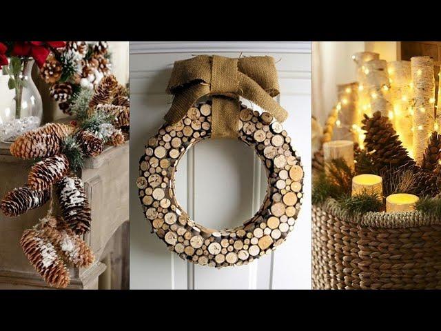 Rustic Christmas Decor Ideas. Cool 50 Rustic Christmas Decorations, Ornaments and Wreaths.