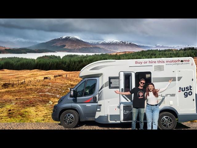 Campervan Scotland -Just Go RV Rental- Roller Team T Line 590 tour