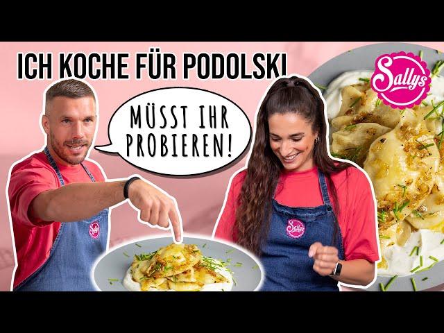 Pirogge mit Lukas Podolski - Sally kocht polnisch!